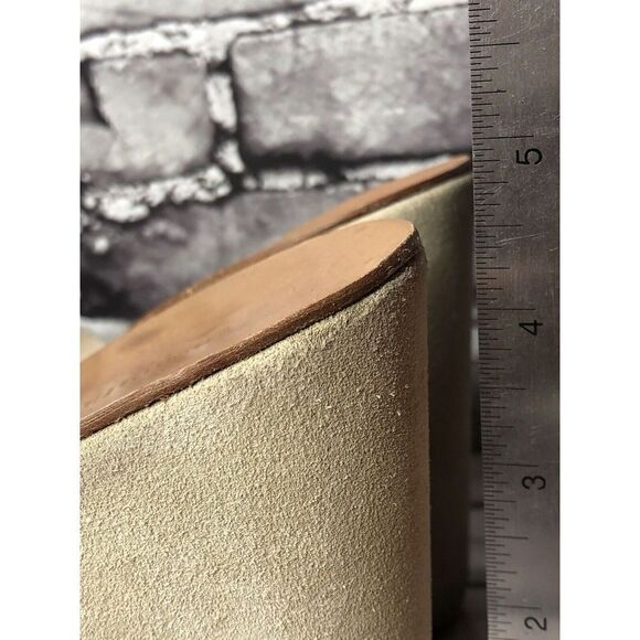 Manufacture d'Essai Beige Leather Wedge Platform Sandals Women’s Sz 38EU/7.5M US - Picture 14 of 16